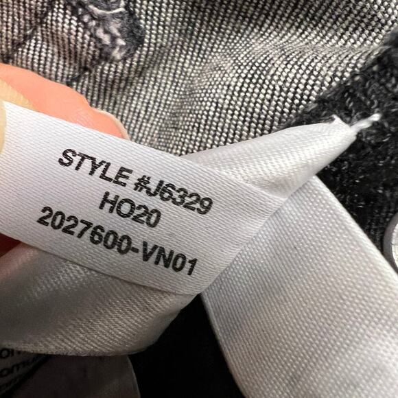 J. Crew Denim 9” Billie Demi Boot Crop Jeans Black Wash Button Fly Size 30 - Picture 14 of 16